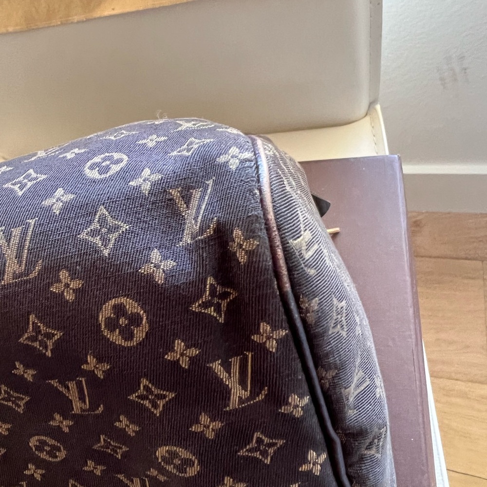 Louis Vuitton Monogram Mini Lin Croisette Speedy 30 Satchel - Picture 10 of 13